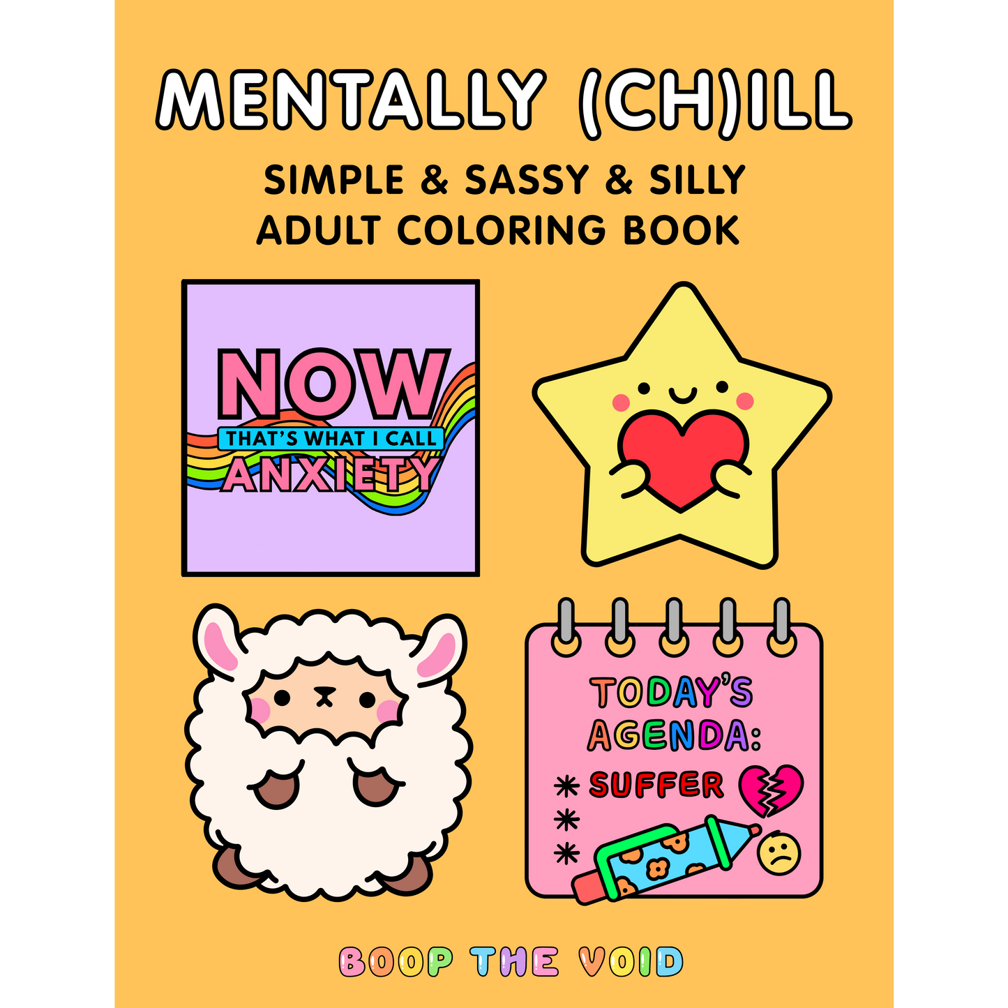 Mentally (Ch)ill Adult Coloring Book