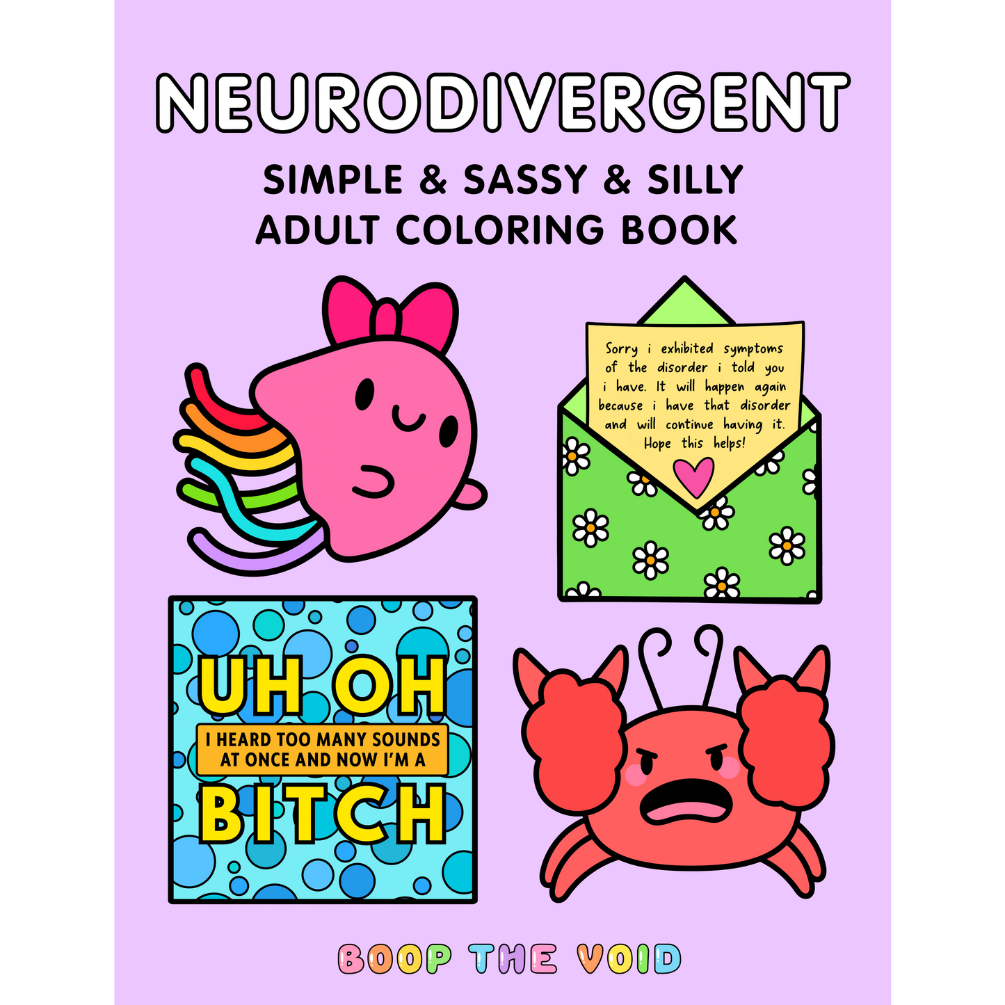 Neurodivergent Adult Coloring Book
