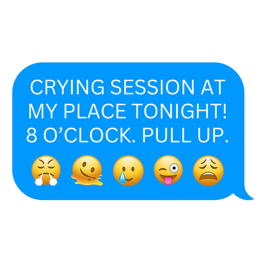 Crying Session 3x5 Sticker