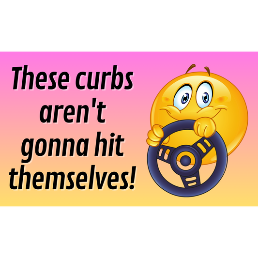 These Curbs 3x5 Sticker
