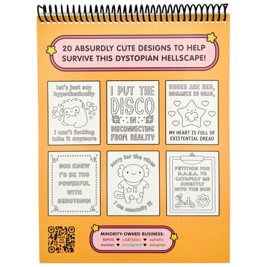 Mentally (Ch)ill Adult Coloring Book