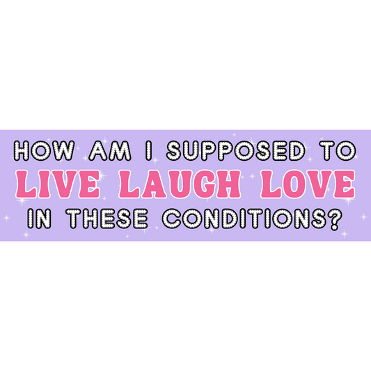 Live Love Laugh 3x10 Sticker