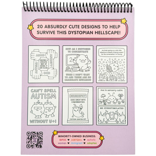 Neurodivergent Adult Coloring Book