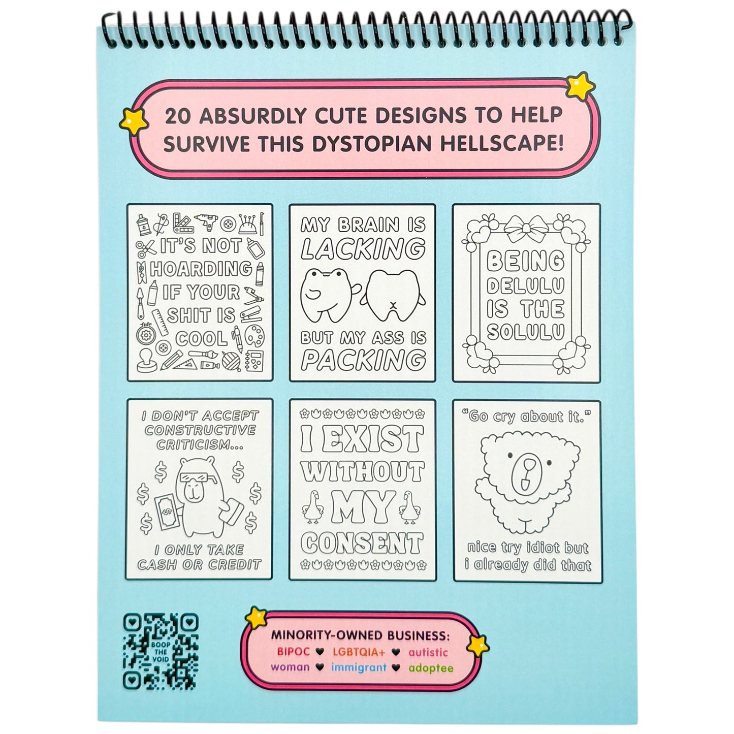 A Lil' Unhinged Adult Coloring Book