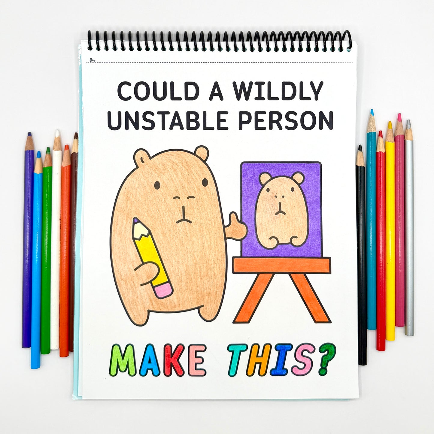 A Lil' Unhinged Adult Coloring Book