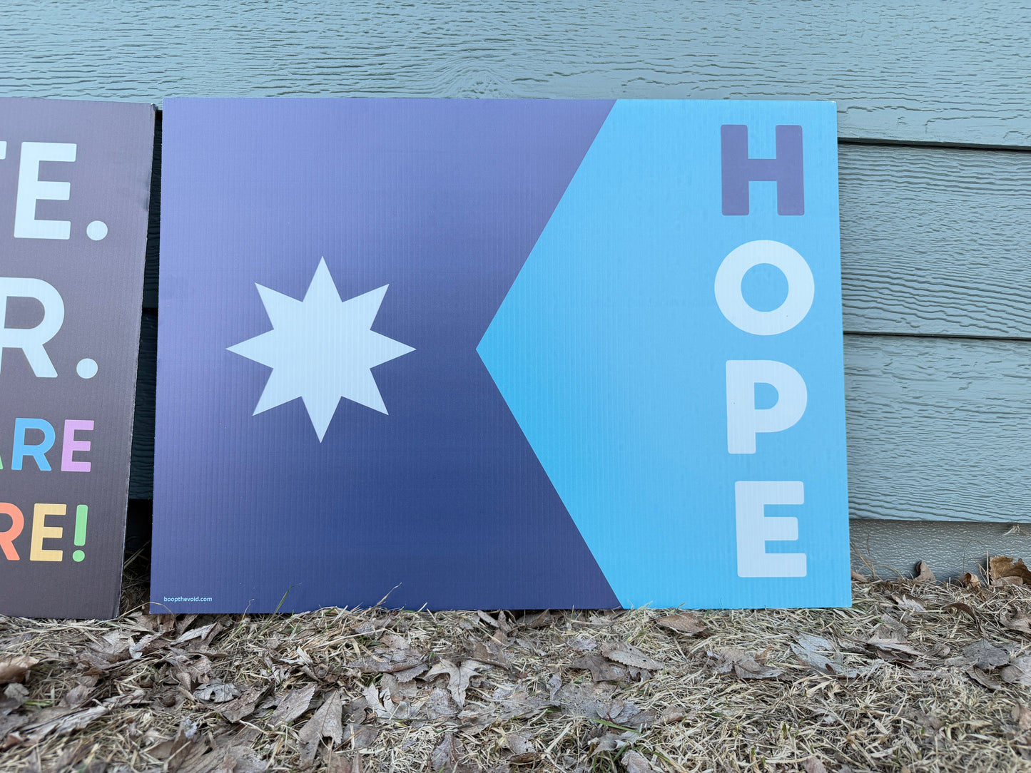 Minnesota Flag HOPE Sign